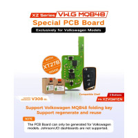 2024 XHORSE XZVGM1EN XZ Series VW. G MQB48 Special PCB Board for Volkswagen Models 3 Buttons 5pcs/lot